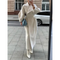 Elegante gabardina larga lisa para mujer | Ideal para primavera y otoño
