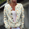 Leilani - Chaud et beau cardigan avec imprimé floral