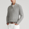 Stylowy sweter Old Money z półzamkiem