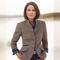 Elegant solid long-sleeve outerwear