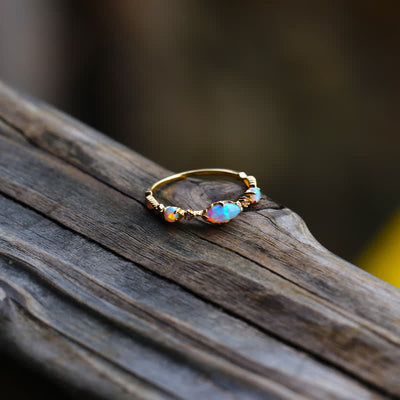 "Amour et sincérité" - Bague opale vintage - Isabella