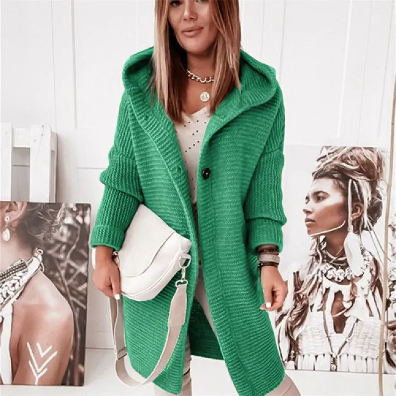 Gilet élégant pour femme avec capuchon - Kasjmier Look