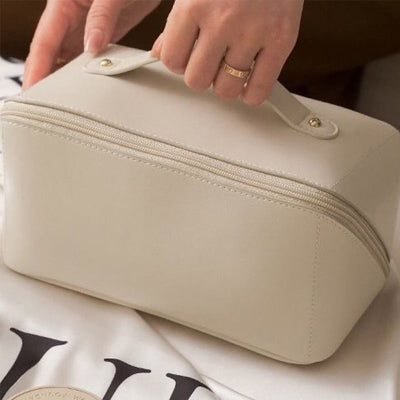 Borsa porta cosmetici da viaggio portatile in PU