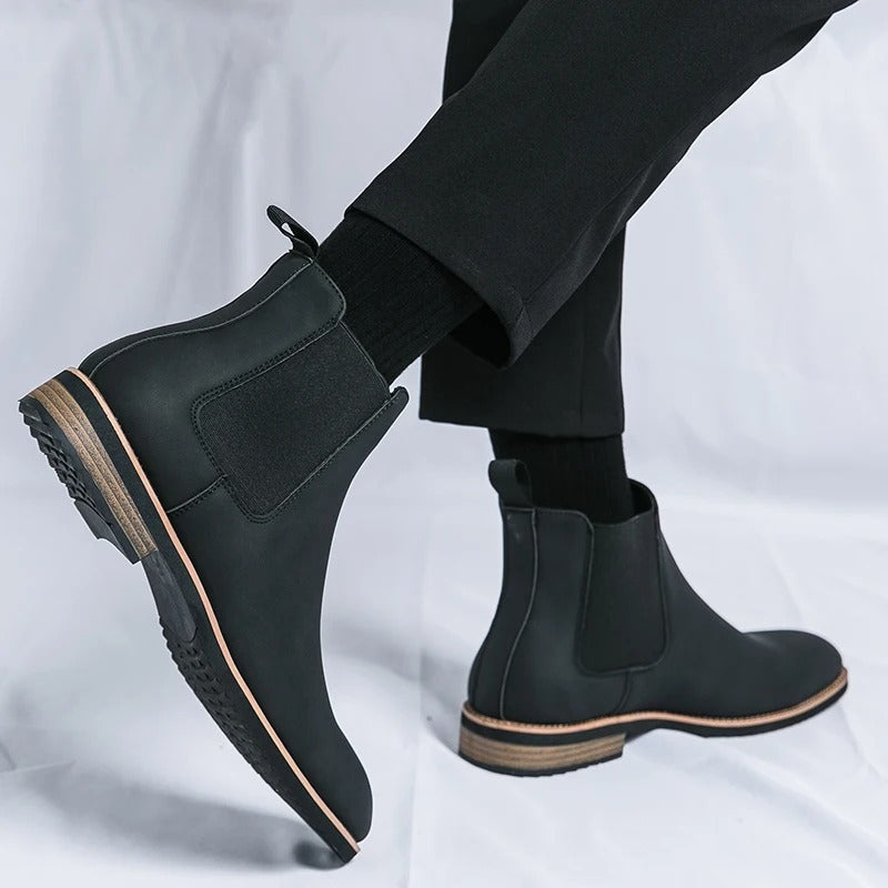 Niko - Botas de piel para hombre elegantes y cómodas.