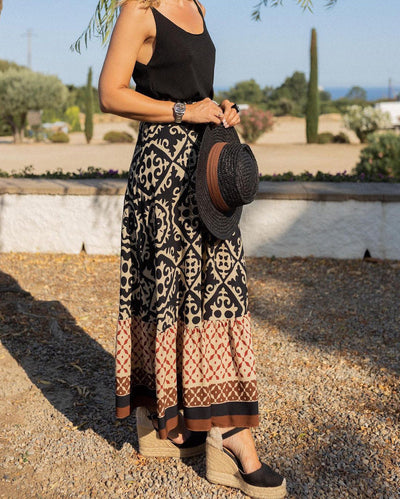 Aldara | Elegante falda bohemia de verano para mujer