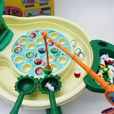 FISHFUN | Mesa de juego de agua magnética para niños 