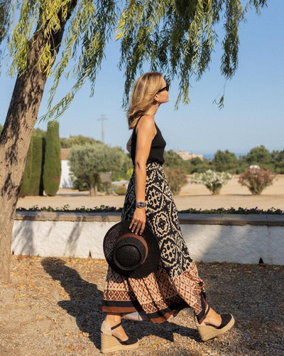 Aldara | Elegante falda bohemia de verano para mujer