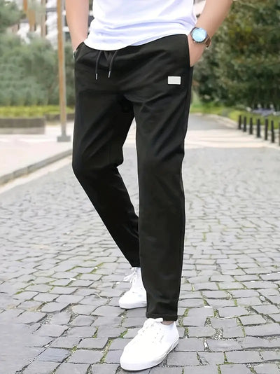 Pantalon de jogging stretch, sportif et à la mode, avec cordon de serrage et taille décontractée
