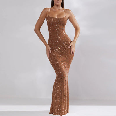 Leslie - Elegante vestido estilo sirena para mujer
