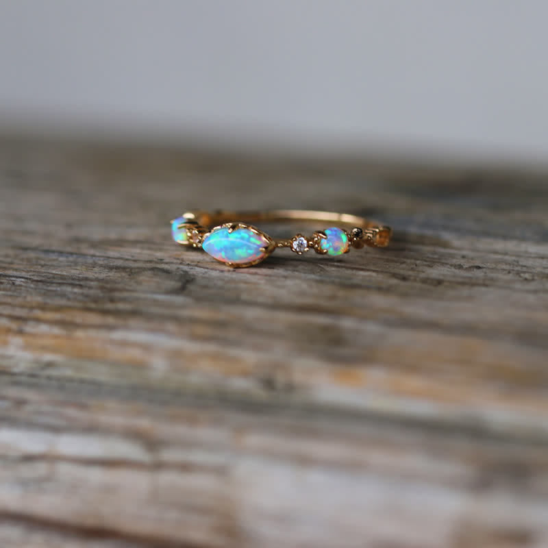 "Amour et sincérité" - Bague opale vintage - Isabella