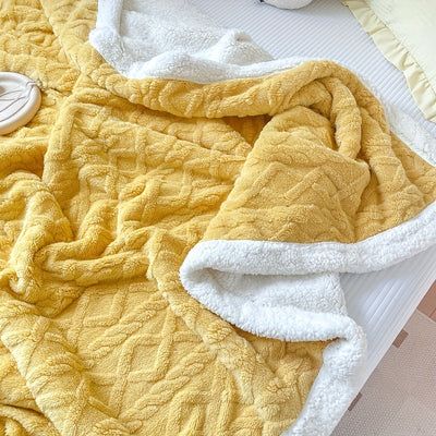CozyNest - Couverture réversible en polaire