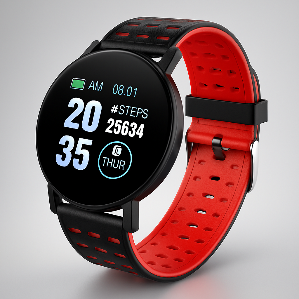 Reloj inteligente resistente al agua con monitor de actividad física