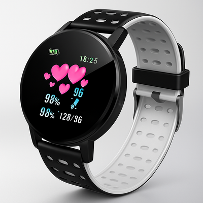 Reloj inteligente resistente al agua con monitor de actividad física