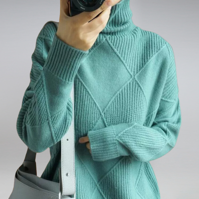 Heidi-Mode | Pull à col roulé en cachemire pour femmes