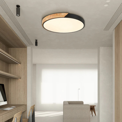 Delos - Lámpara de techo LED de madera escandinava