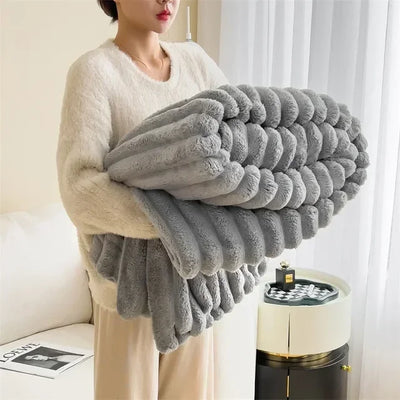 Couverture confort matelassée ultra douillette