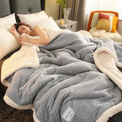 Deken en polaire d'hiver de luxe - CozyCuddle
