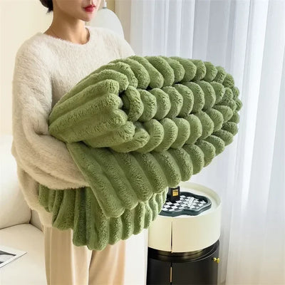 Couverture confort matelassée ultra douillette