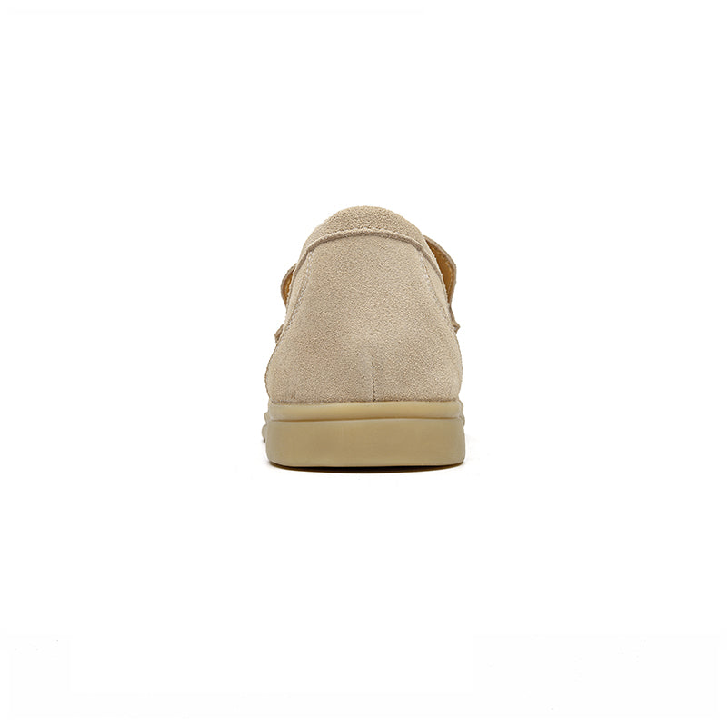 Mocasines exclusivos de ante estilo milanés para hombre