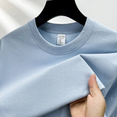 Camiseta de manga corta con cuello redondo para hombre | Estilo relajado