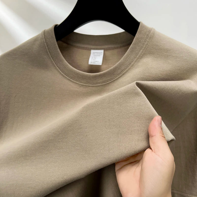 Camiseta de manga corta con cuello redondo para hombre | Estilo relajado