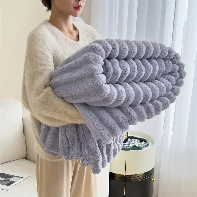 Couverture confort matelassée ultra douillette