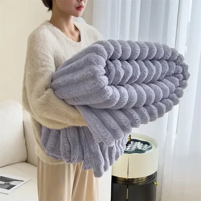 Couverture confort matelassée ultra douillette