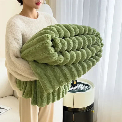 Couverture confort matelassée ultra douillette