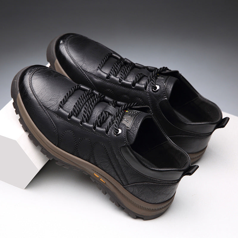 Chaussures orthopédiques en cuir pour hommes