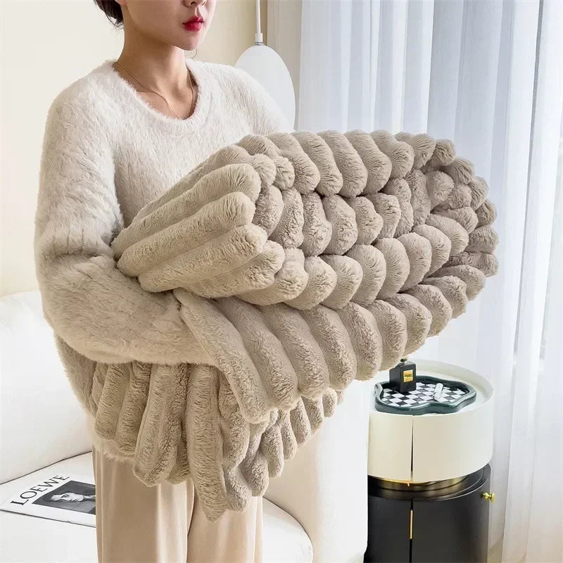 Couverture confort matelassée ultra douillette