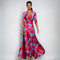 Isa | Elegante vestido cruzado con estampado floral para una elegancia sin esfuerzo