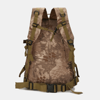 Sac à dos camouflage militaire, design ergonomique, bretelles réglables, idéal pour randonnée, chasse, activités extérieures. Durable et résistant.