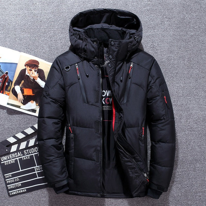 Veste d'hiver pour hommes - Veste imperméable et isolée pour le froid extrême