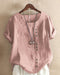 Vera | Camiseta sencilla de manga corta con cuello redondo