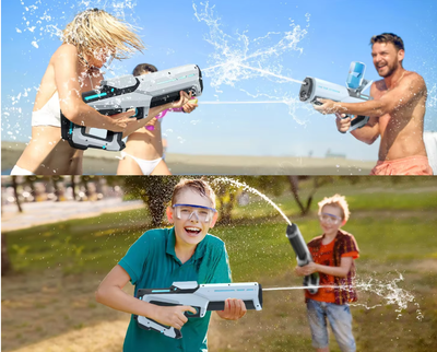 SplashBaster - Pistola de agua eléctrica con batería 