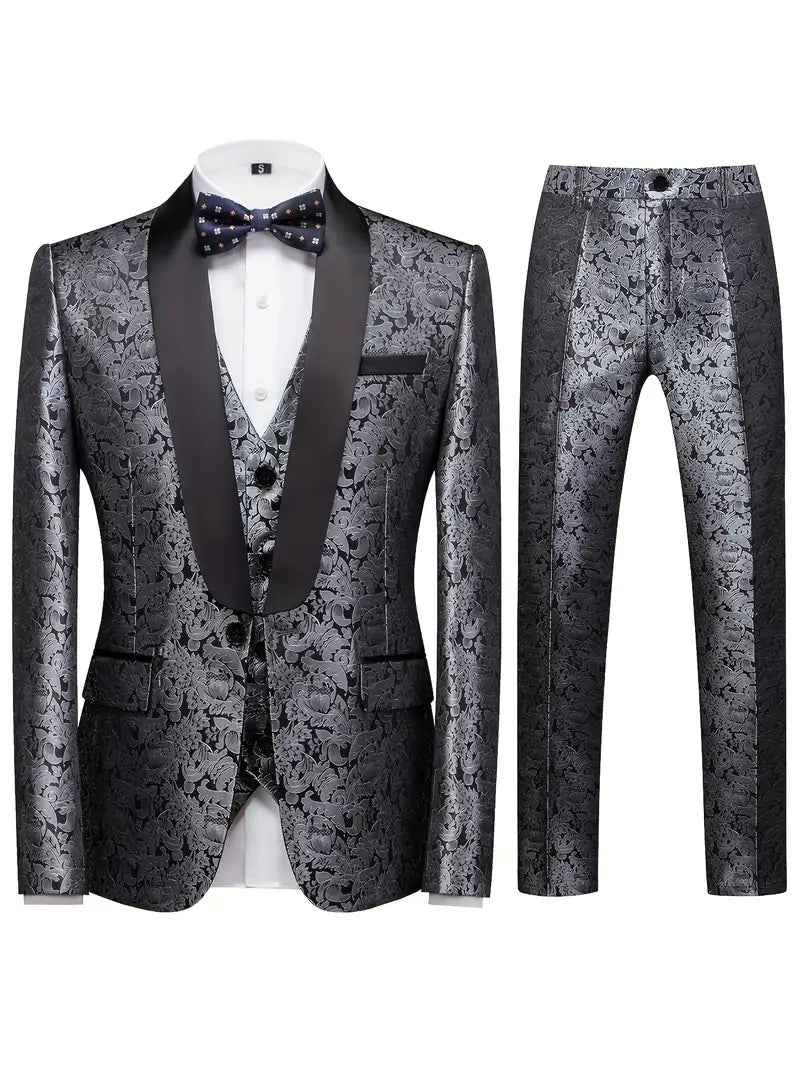 Willi | Conjunto de traje de 3 piezas para hombre