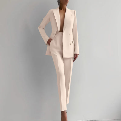 Conjunto elegante de blazer y pantalón Nika