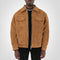 RetroStreet | Chaqueta corta de ante con cremallera