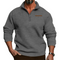 Sander - Suéter para hombre - Cremallera media - Comodidad informal