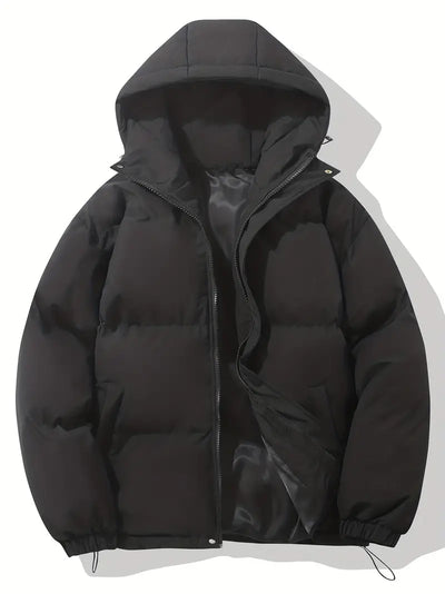Luuk | Classic winter jacket with hood for men