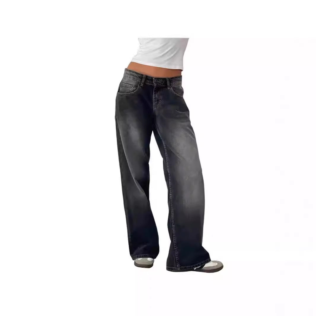 Jasmine - Pantalones vaqueros anchos para mujer