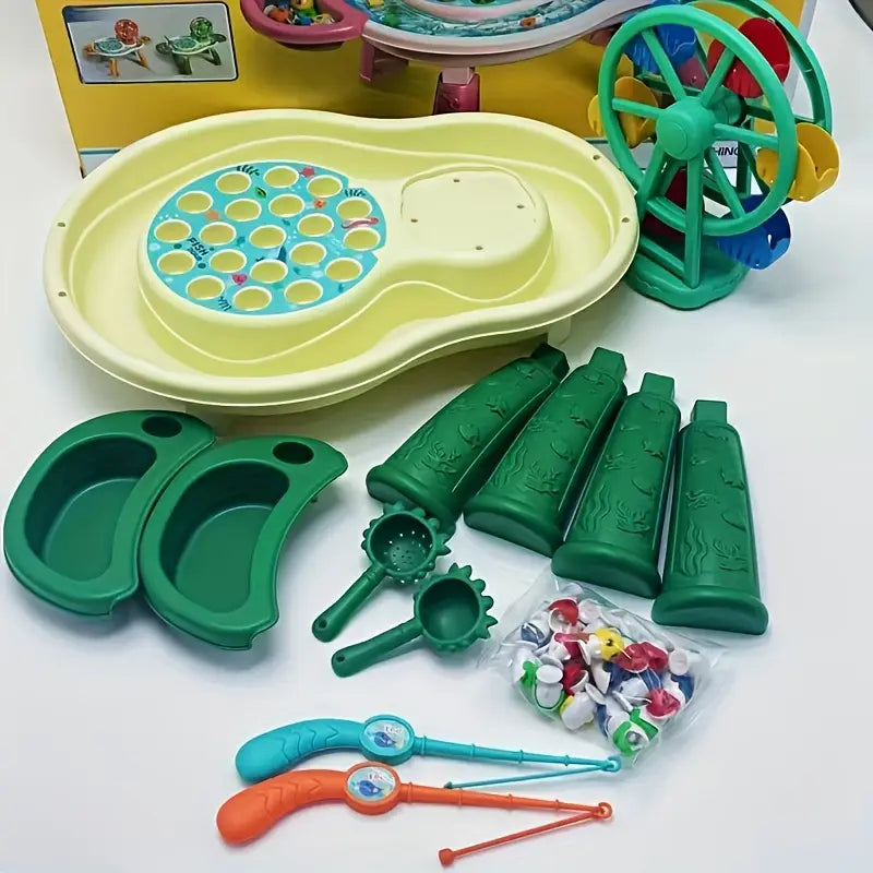 FISHFUN | Mesa de juego de agua magnética para niños 
