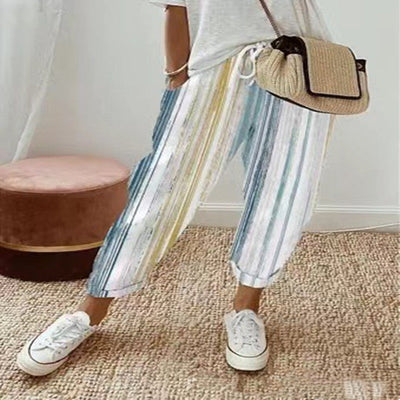 Kelly - Pantalones casuales estampados multicolores