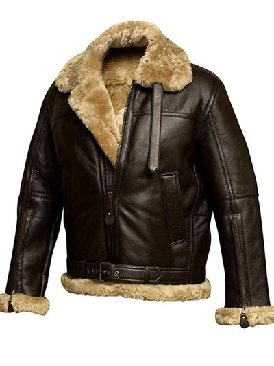 Ayden | Chaqueta de cuero cálida para hombre