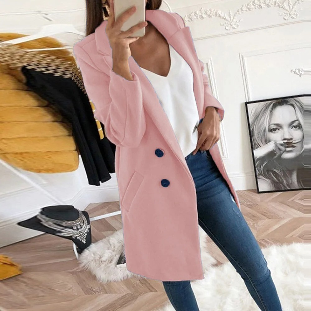 Trench-Coat Moderne Avec Coupe Slim Pour Femme