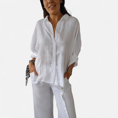 Old Monarchy | Camisa de lino de verano para mujer: elegancia natural y transpirable