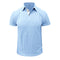 Polo para hombre - Mezcla de algodón suave - Atuendo informal y elegante