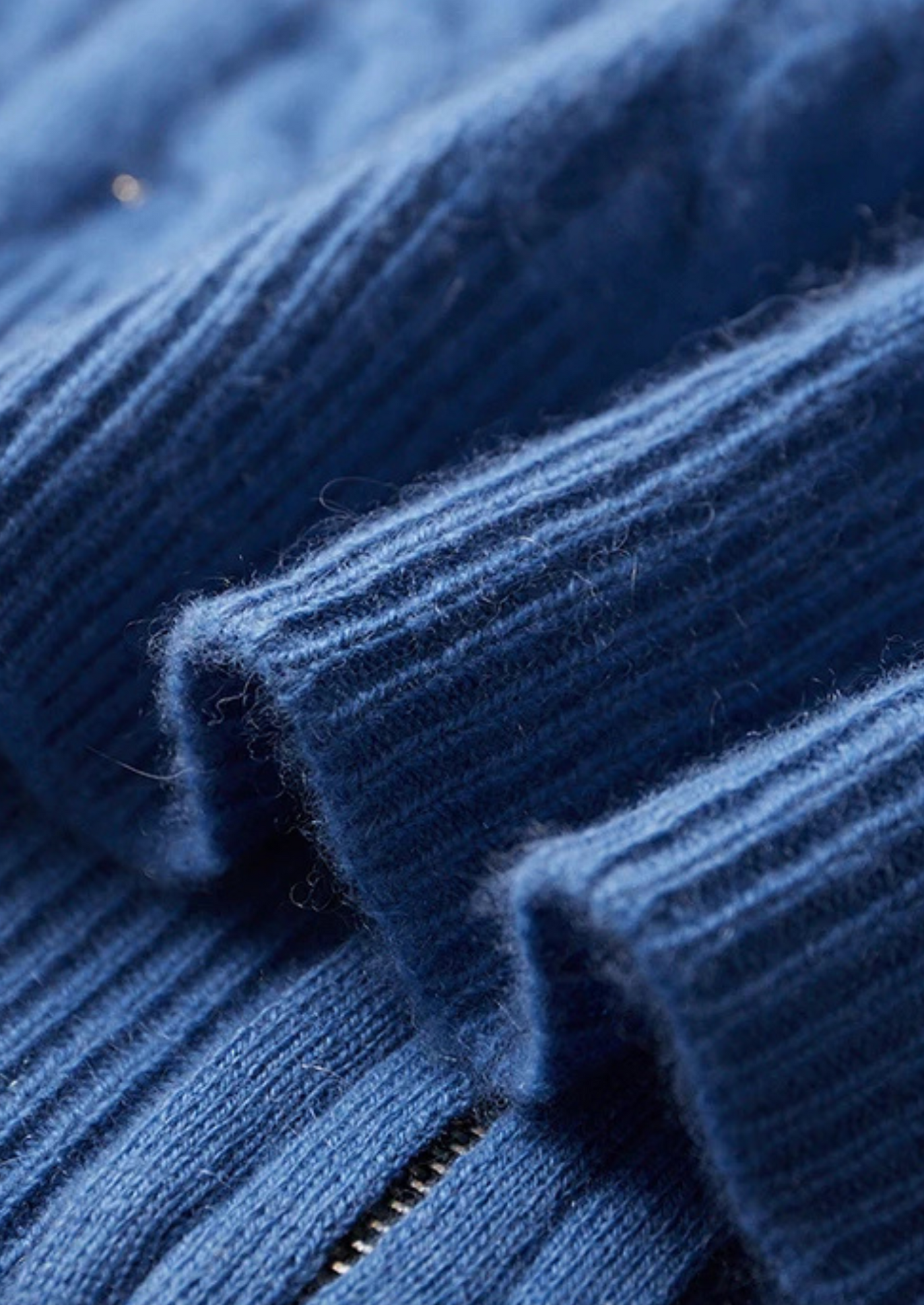 100% Cashmere Cable Knit Zip-Up Hoodie