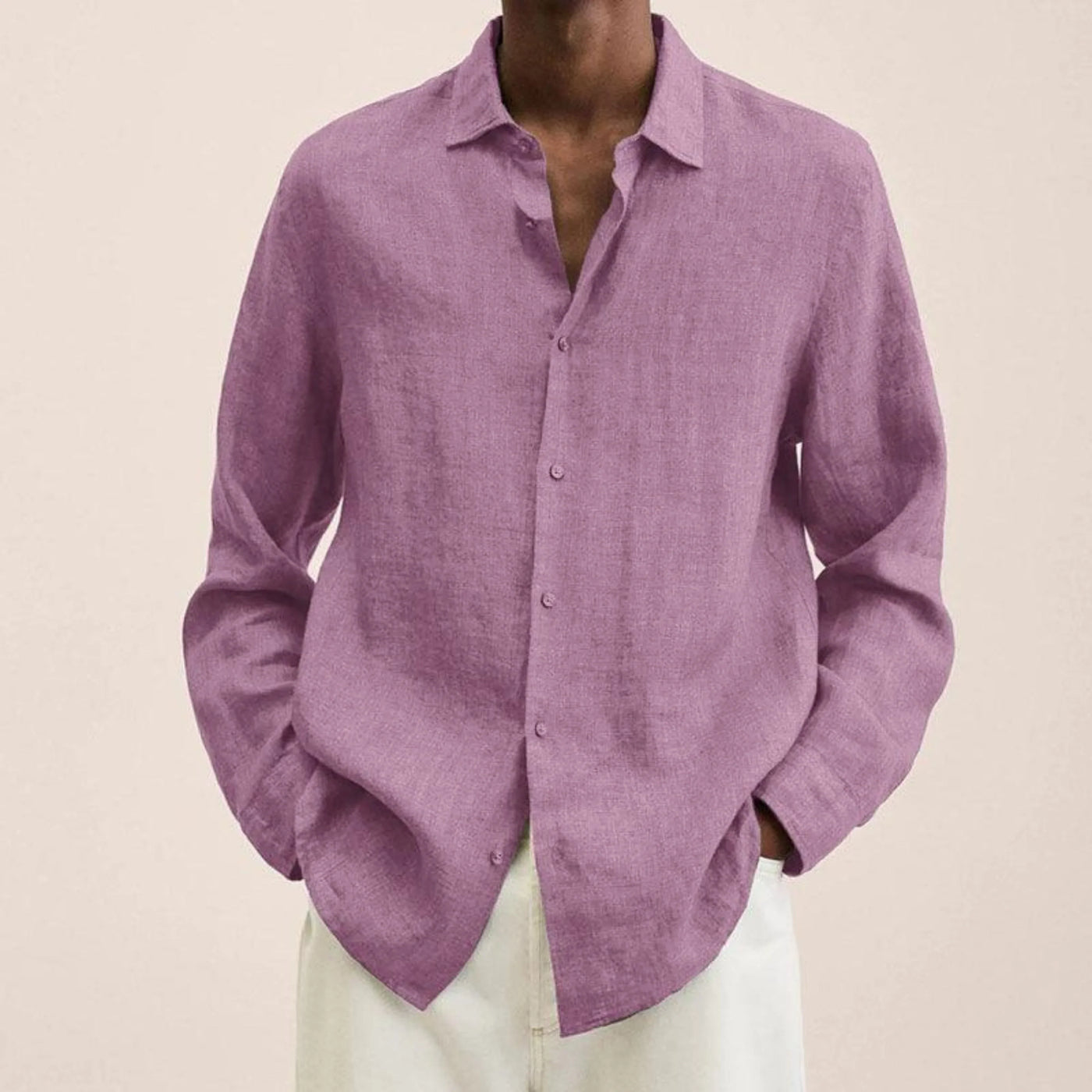 Hommes Chemise en Lin | Coupe Classique