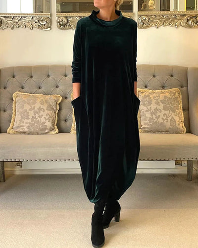 Elegante vestido de invierno 